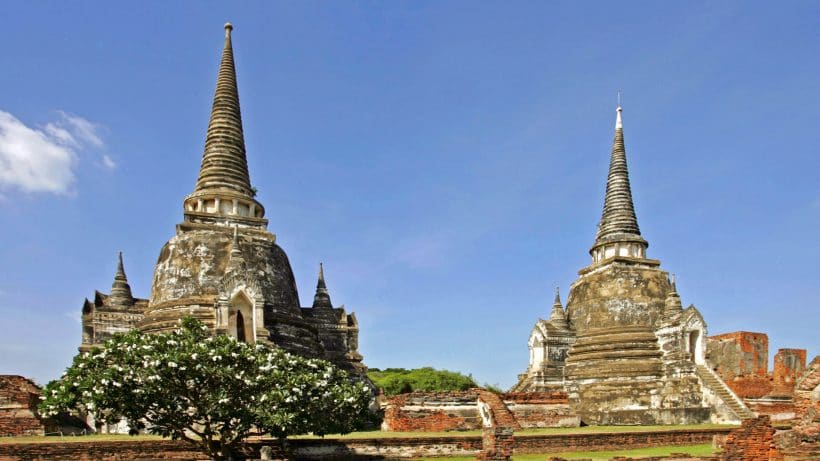 Thailand Siam Ayutthaya Wat Phra Si Sanphet Asien